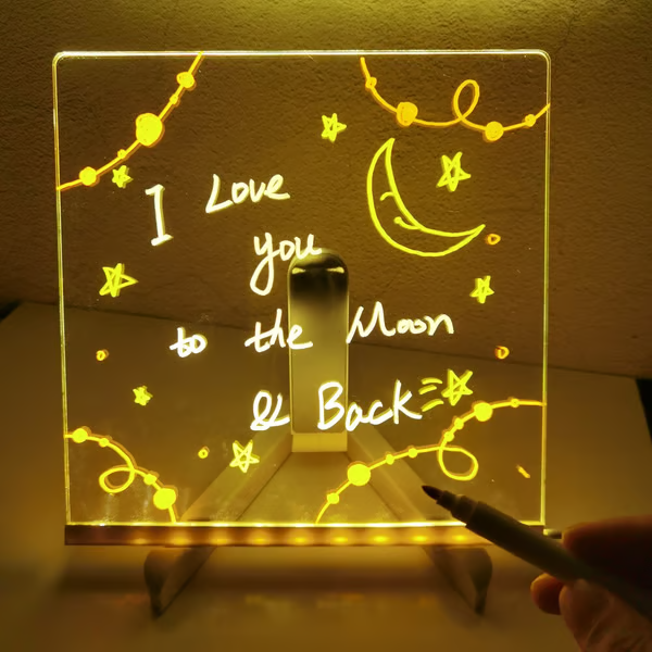 🌈🖌 Spark Creativity Instantly - 49% OFF - 🎁 Acrylic LED Message Board - For Vibrant, Endless Expression!