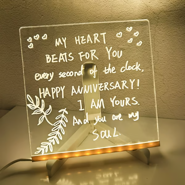 🌈🖌 Spark Creativity Instantly - 49% OFF - 🎁 Acrylic LED Message Board - For Vibrant, Endless Expression!