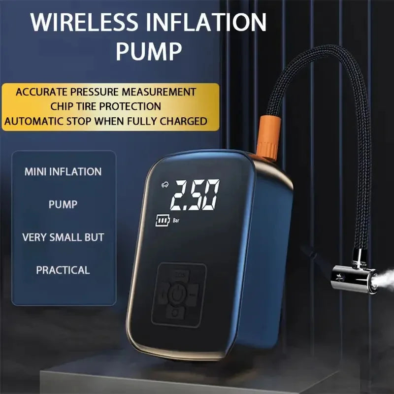 New 1pc Wireless Car Air Compressor Air Pump Electric Tire Inflator Pump for Motorcycle Bicycle Boat AUTO Tyre Balls Inflatable