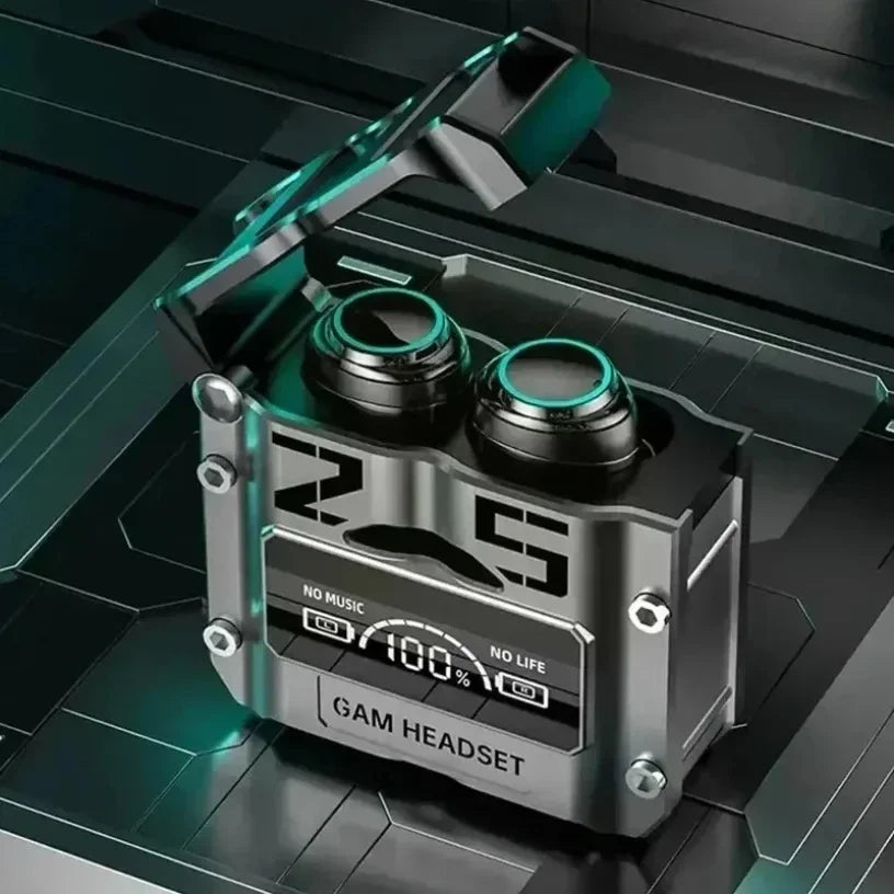 Wireless Noise Reduction HQ High Quality TWS Earphone M25 In-ear Type-C LED Display Recharge Earphone Headphone