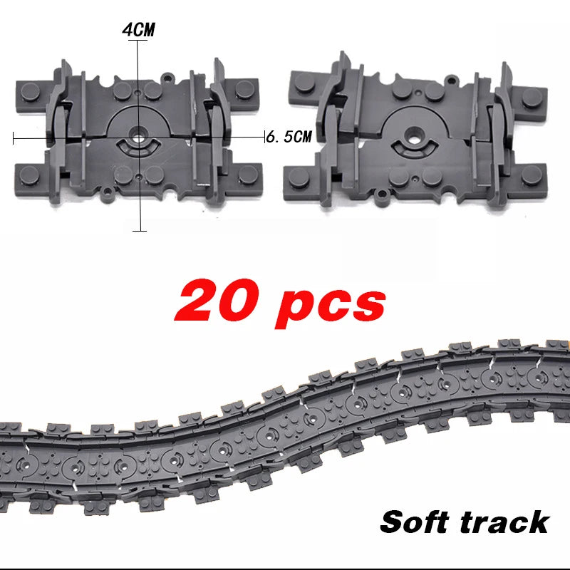 NEW City Trains Flexible Tracks Soft Straight Curved Rails Switch Building Block Creative Models Railways Toys For Kids Gifts