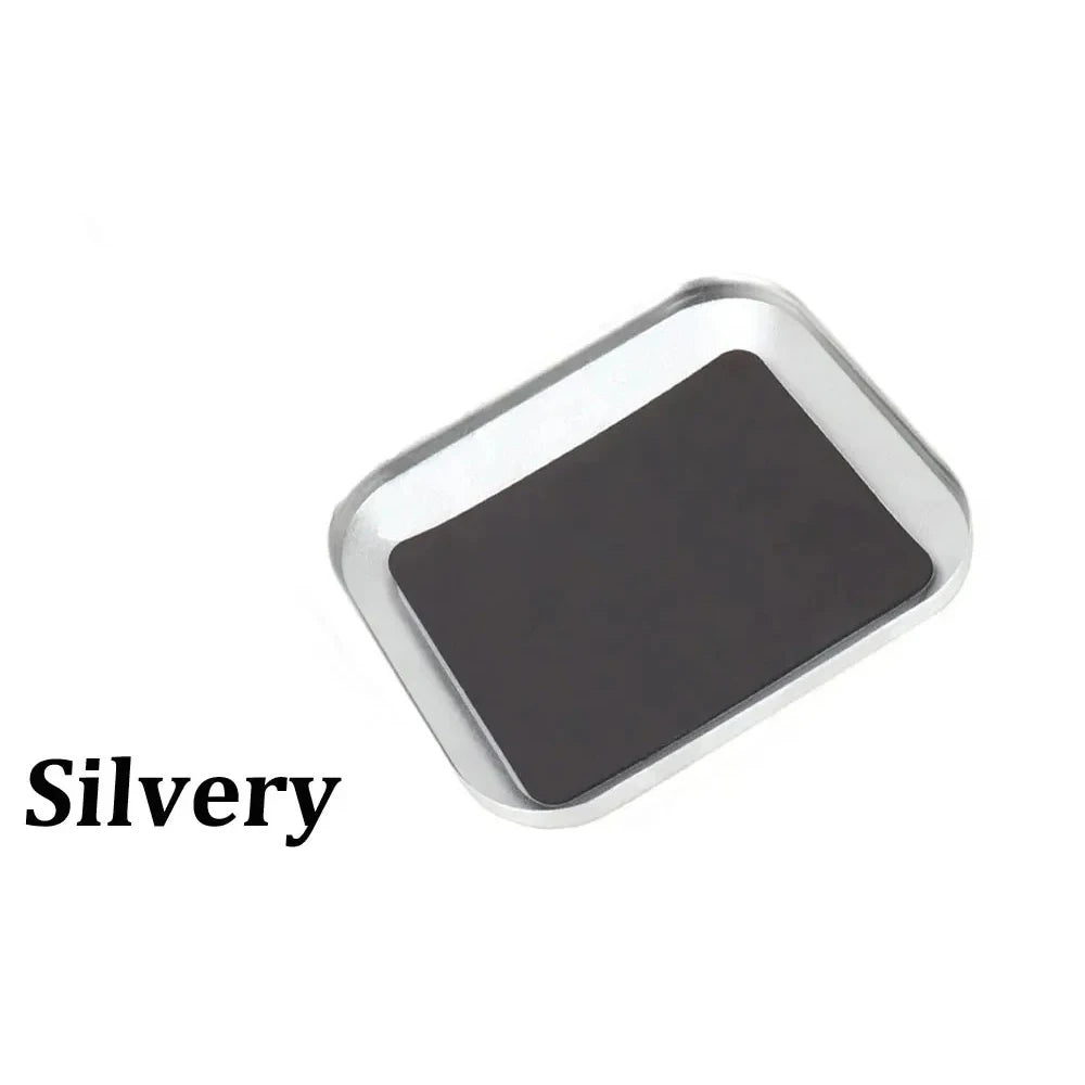 1PCS Aluminum Alloy RC Repair Tool with Magnetic Pad Screw Tray Plate Storage Box for Airplane Car Boat Model