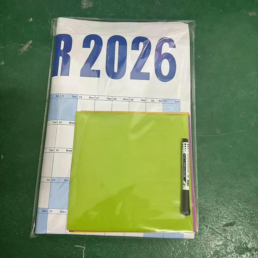 FocusFlow™ 2026 Year-at-a-Glance Planner 🖊️📅