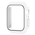 Glass+Cover For Apple Watch case 8 7 6 SE 5 9 iWatch Accessorie Screen Protector Apple watch serie 44mm 40mm 41mm 45mm 42mm 38mm
