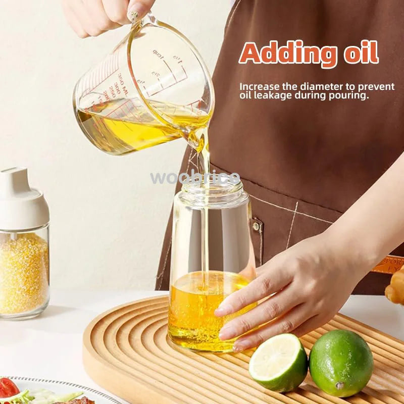 2in1 Kitchen Spray Oil Dispenser Oil Sprayer Polisher Or Only Spray for Air Fryer Salad Grilling Roasting Cooking Kitchen Acce