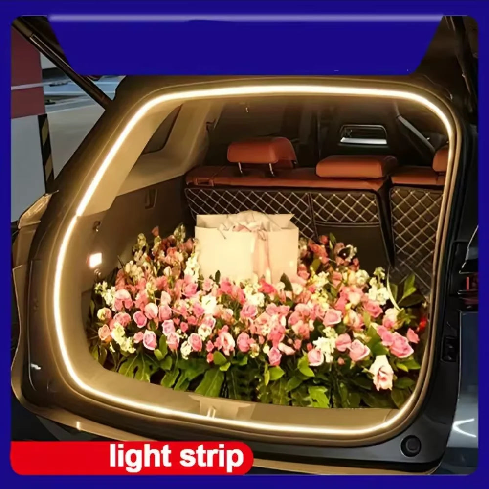 automatic sensing tailgate light strip