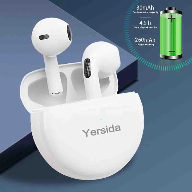 Yersida HT38 TWS Earphone Wireless Bluetooth HeadphonesTouch Mini Headset Dual Mic Stereo Earbuds Suitable for Apple And Android