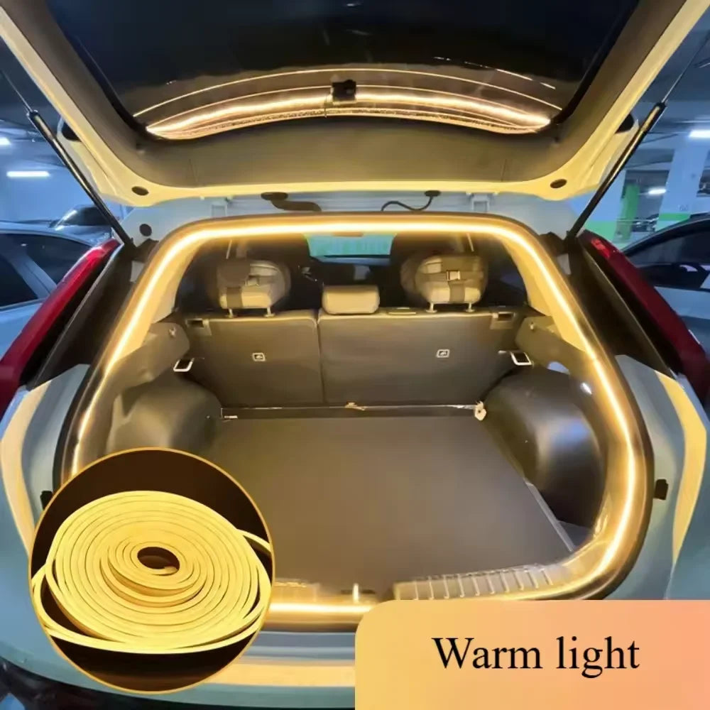 automatic sensing tailgate light strip
