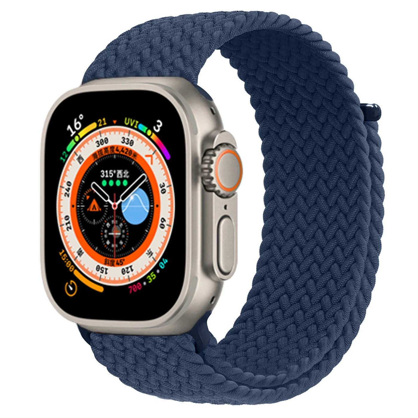 Braided Solo Loop For Apple watch Band 45mm 44mm 46mm 42mm 40mm 49mm 41mm Elastic bracelet iWatch series 10 9 8 se Ultra 2 Strap