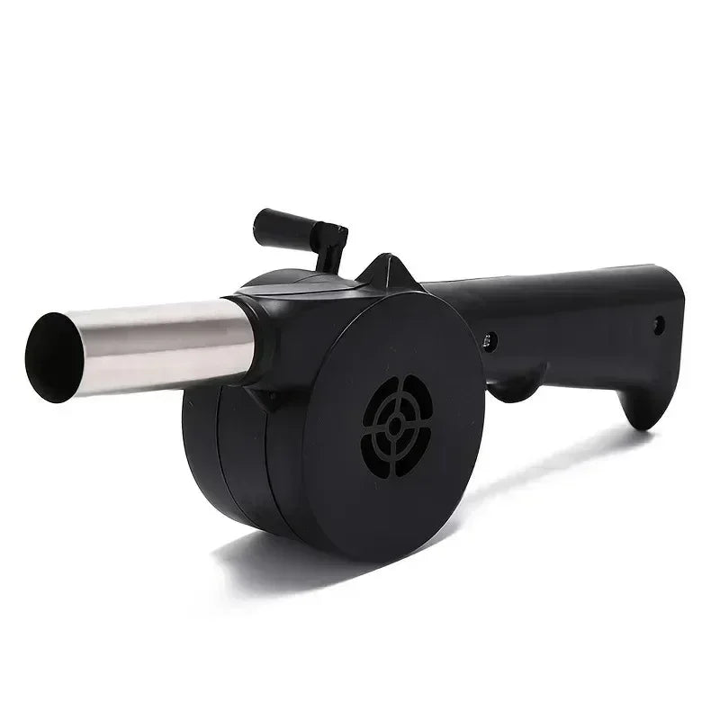 BBQ Fan Air Blower Fast Fire Starter Portable Manual Hand Crank for Outdoor Picnic Camping Cooking Barbecue Charcoal Grills Stov