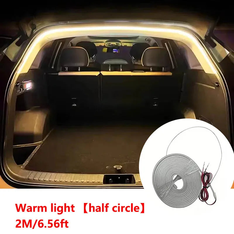 automatic sensing tailgate light strip
