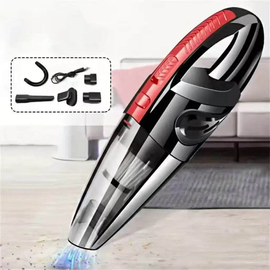 Portable Wireless Vacuum Cleaner Powerful Suction Rechargeable Handheld Vacuum Cleaner Quick Charge for Car Home Pet Hair