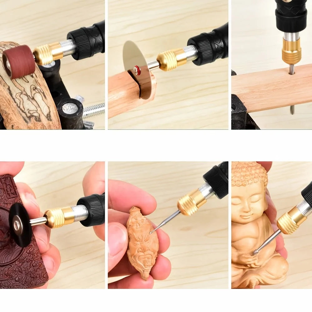 JANGKLIFE 9V Mini  Drill Electric Carving Pen Variable Speed   Drill Rotary Tools Kit Engraver Pen for Grinding Polishing