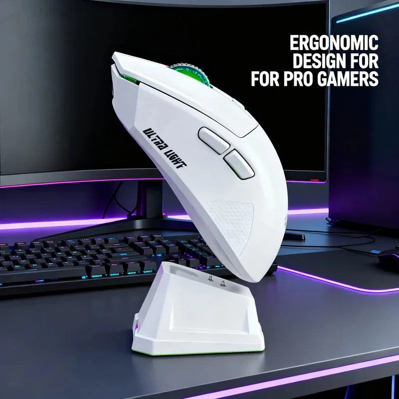 X11 Wireless Bluetooth TWO-Mode Mouse Magnetic charging dockTouch Screen Magnetic Charging Dock Ultra Light Macro Gaming Mouse